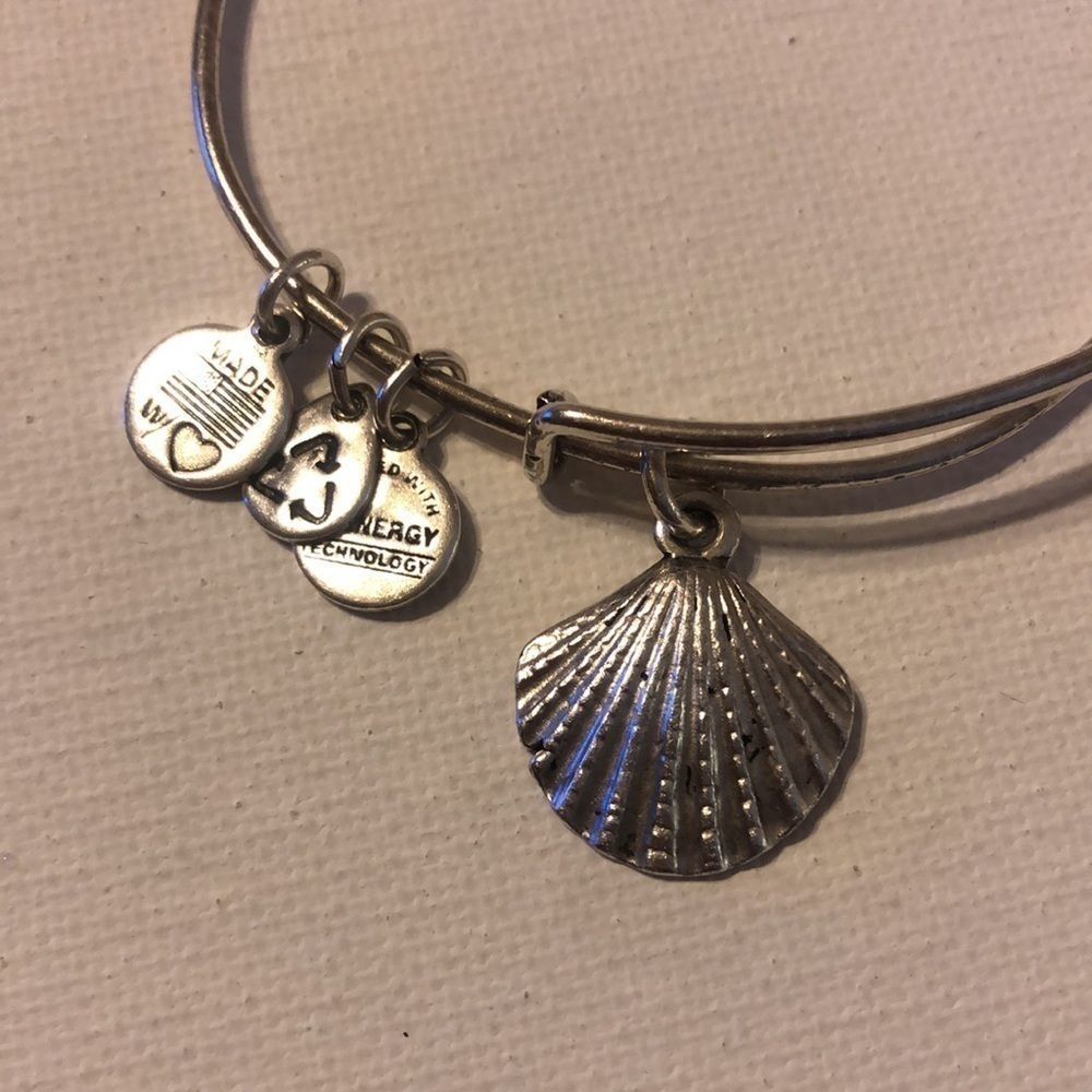 Alex and Ani Shell Bangle - Picture 2 of 5